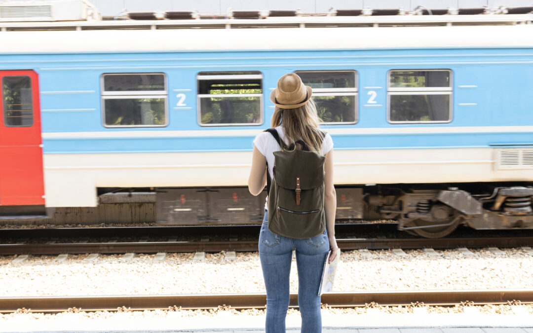 woman-looking-passing-train